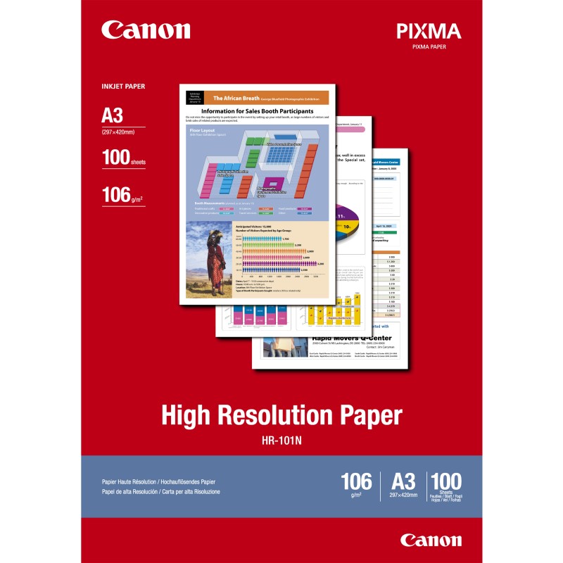 HR-101 - A3 (297 x 420 mm) 100 Blatt Normalpapier