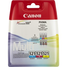 Canon Cartucce colore multipack CLI-521 C M Y