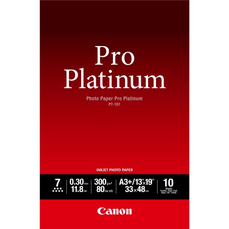 Canon Carta fotografica PT-101 Pro Platinum A3 Plus - 10 fogli