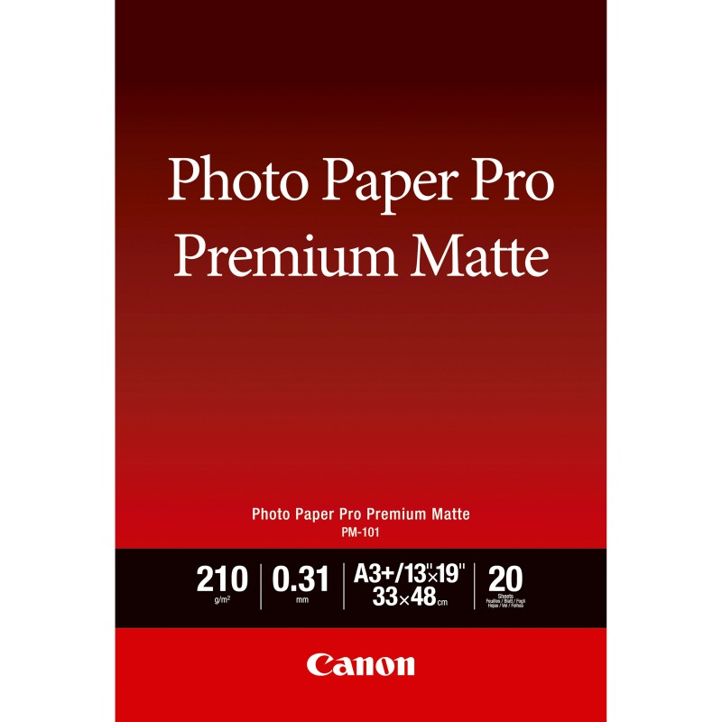 Pro Premium PM-101 - Glatt matt - 310 Mikron - Super A3/B (330 x 483 mm)