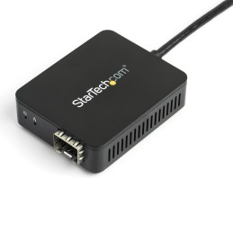 StarTech.com Convertitore da USB 3.0 a fibra ottica - Adattatore compatto da USB a SFP aperto - Adattatore di rete da USB a