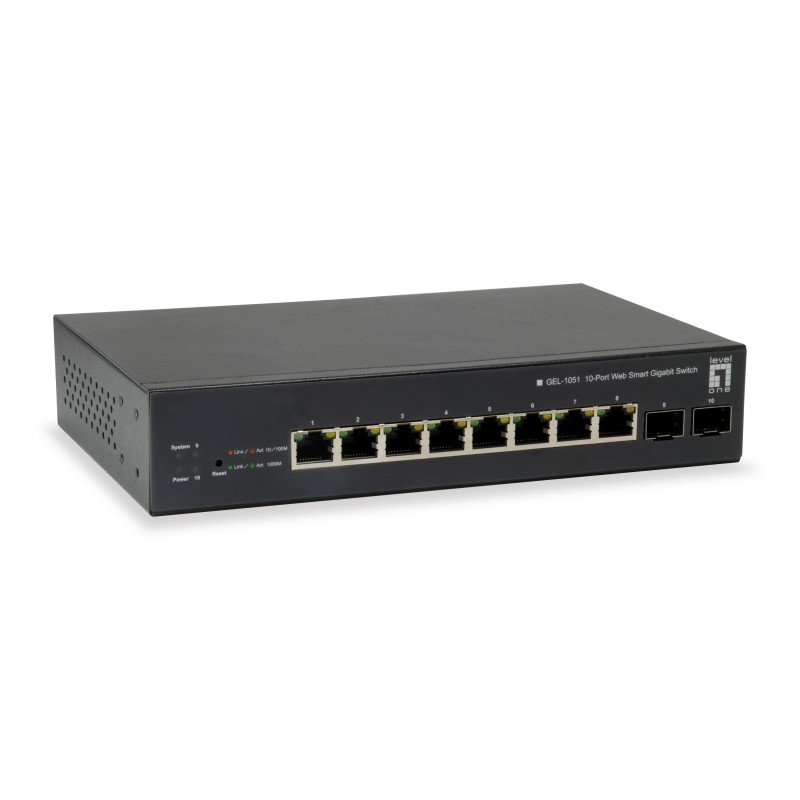 GEP-1051 - Switch - Smart - 8 x 10/100/1000 (PoE+)