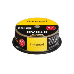 Intenso DVD+R 8.5GB 8x Double Layer 25er Cakebox 8,5 GB DVD+R DL 25 pz