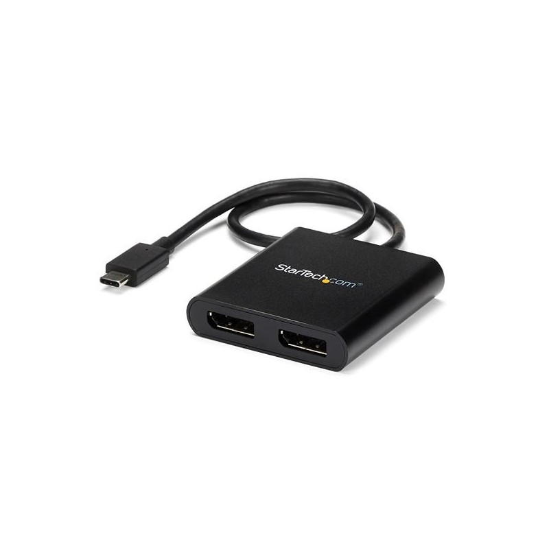 StarTech.com MSTCDP122DP USB graphics adapter 3840 x 2160 pixels Black