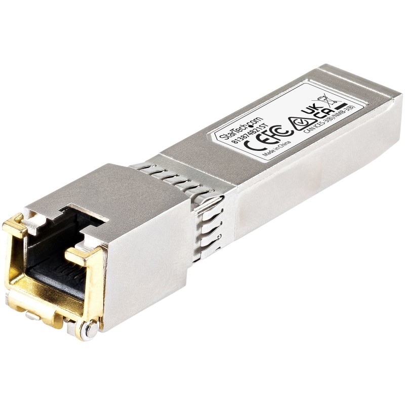 StarTech.com 813874B21ST network transceiver module Copper 10000 Mbit/s SFP+