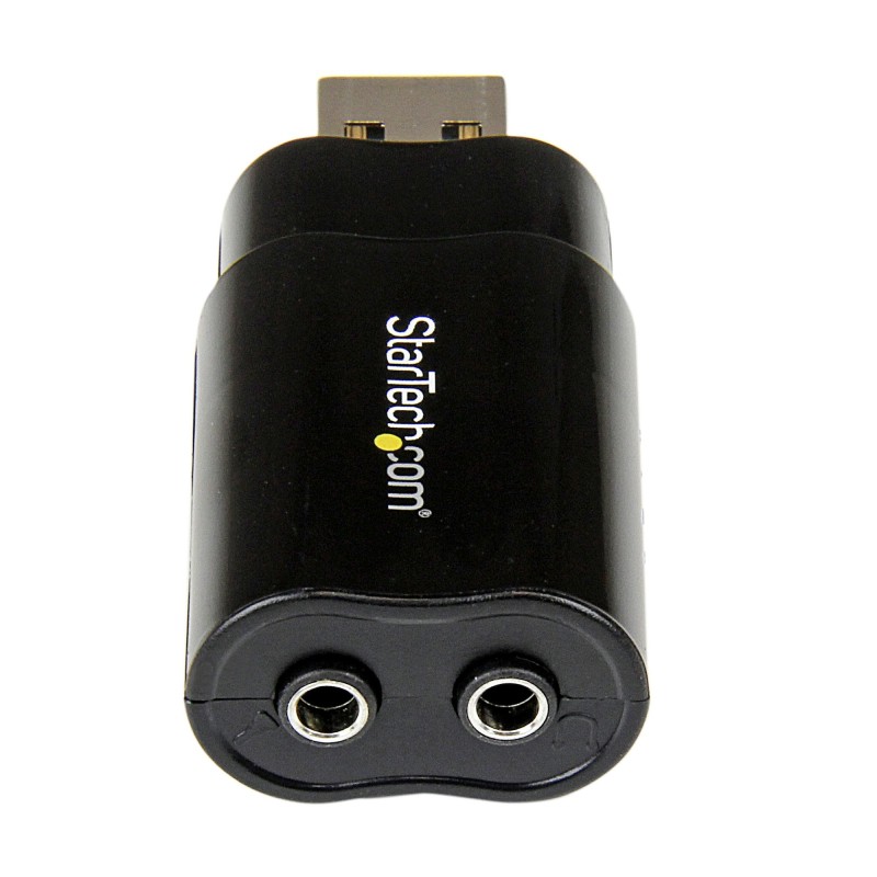 StarTech.com Scheda Audio Esterna Stereo USB 2.0 - Adattatore esterno scheda audio Stereo USB 2.0 a 3,5 mm Jack audio