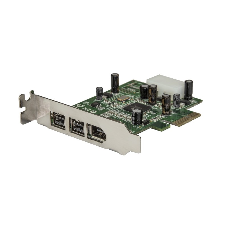 3 Port 800+400 FireWire PCI Express Schnittstellen Low Profile Combo Karte