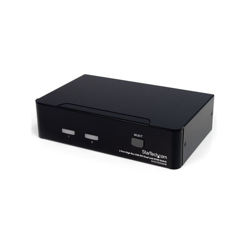 StarTech.com Switch KVM dual link DVI USB alta risoluzione a 2 porte con audio