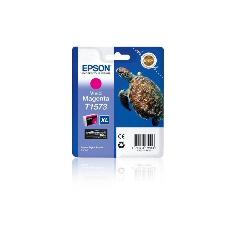 Epson Turtle T1573 ink cartridge 1 pc(s) Original High (XL) Yield Vivid magenta