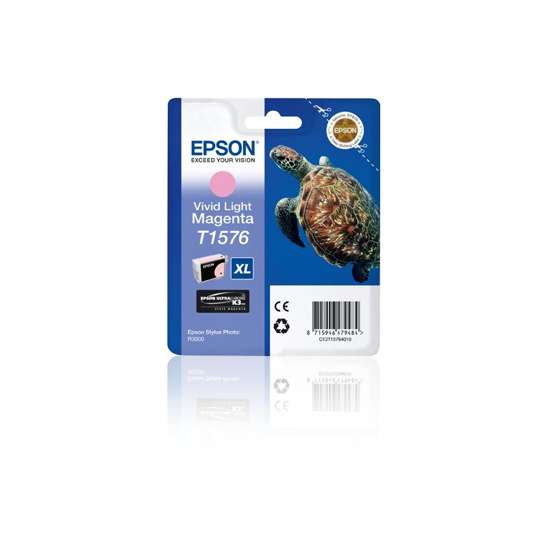 Epson Turtle T1576 ink cartridge 1 pc(s) Original High (XL) Yield Vivid light magenta