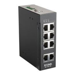 D-Link DIS-100E-8W switch di rete Non gestito L2 Fast Ethernet (10 100) Nero