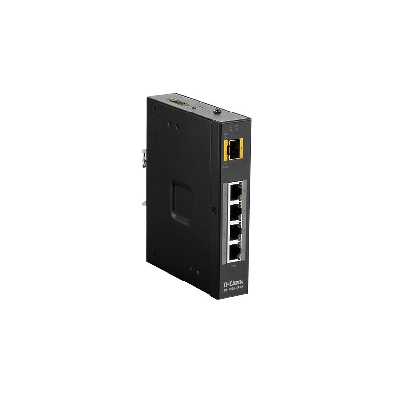 D-Link DIS‑100G‑5PSW Non gestito L2 Gigabit Ethernet (10 100 1000) Supporto Power over Ethernet (PoE) Nero