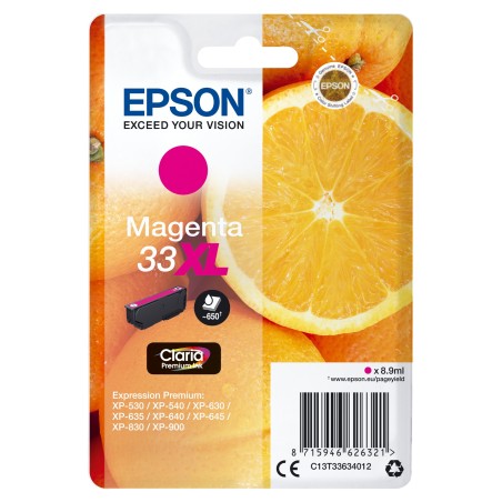 Epson Oranges Cartuccia Magenta T33XL Claria Premium