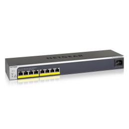 NETGEAR GS408EPP Gestito L2 Gigabit Ethernet (10 100 1000) Supporto Power over Ethernet (PoE) Nero, Grigio