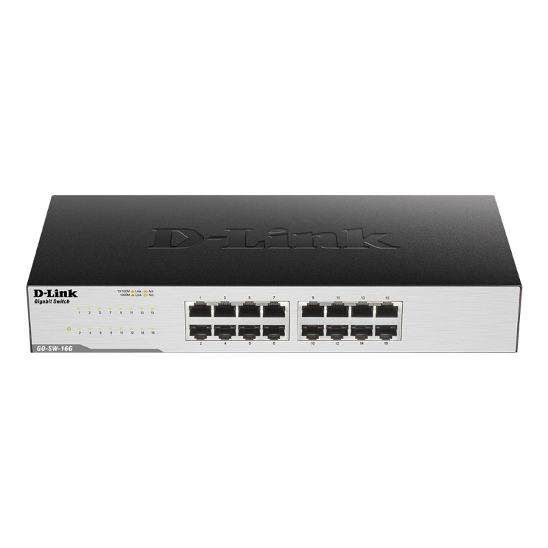 GO-SW-16G - Switch - unmanaged - 16 x 10/100/1000