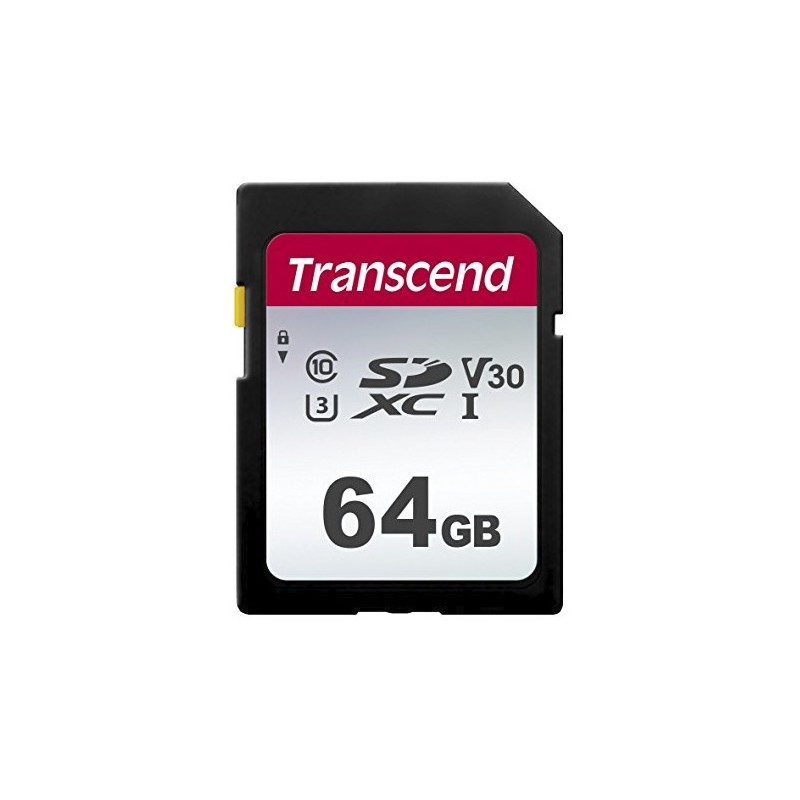 Transcend TS64GSDC300S memoria flash 64 GB SDXC NAND Classe 10