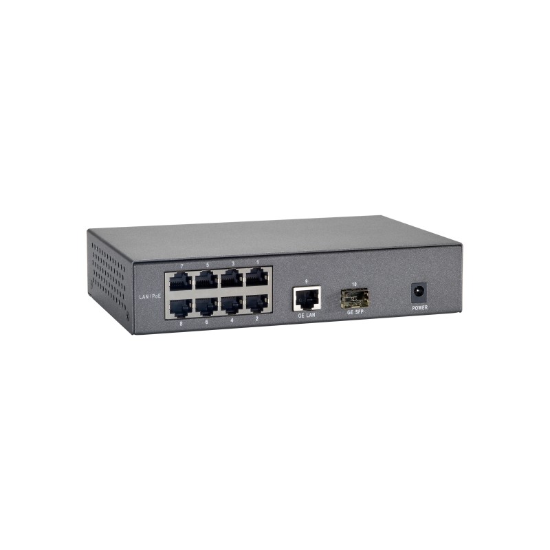 LevelOne FGP-1000W90 network switch Fast Ethernet (10/100) Power over Ethernet (PoE) Gray