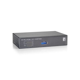 LevelOne FGP-1000W90 switch di rete Fast Ethernet (10 100) Supporto Power over Ethernet (PoE) Grigio