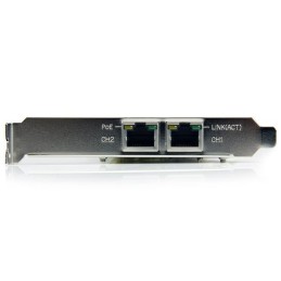 StarTech.com Adattatore scheda di rete PCIe Ethernet Gigabit PCI Express a due porte - PoE PSE
