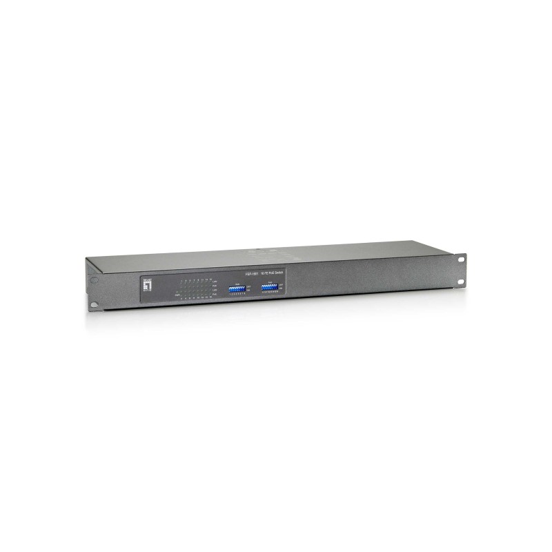 LevelOne FEP-1601W120 network switch Fast Ethernet (10/100) Power over Ethernet (PoE) Gray