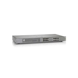 LevelOne FEP-1612W150 switch di rete Fast Ethernet (10 100) Supporto Power over Ethernet (PoE) Grigio