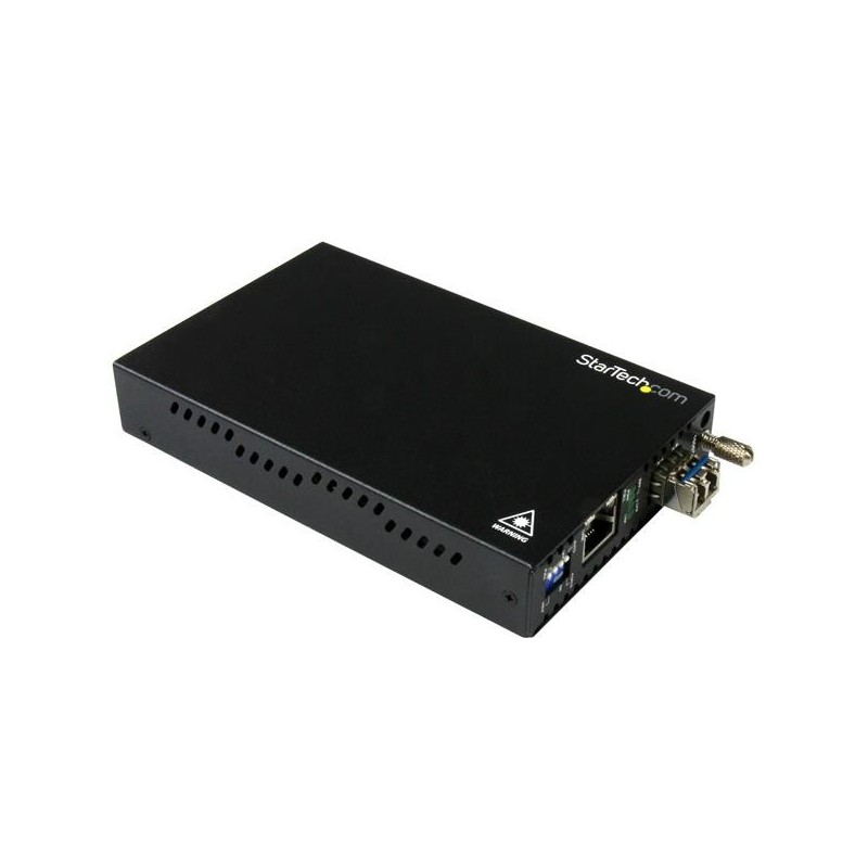 StarTech.com Convertitore Multimediale Gigabit Ethernet Rame a Fibra - SM LC - 10km