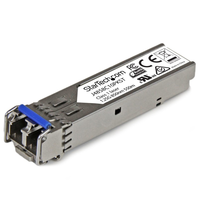 Gigabit LWL SFP Transceiver Modul - HP J4858C kompatibel - MM LC mit DDM - 55...