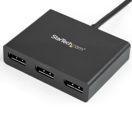StarTech.com Adattatore multi monitor a 3 porte - Mini DisplayPort a DisplayPort MST Hub, doppio 4K 30Hz e 1x 1080p - Splitter