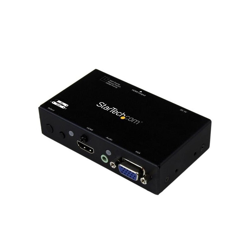 2 Port VGA + HMDI auf HDMI Konverter Switch / Verteiler mit Vorrangsschaltung