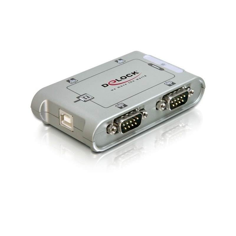 USB 2.0 to 4 port serial HUB - Serieller Adapter