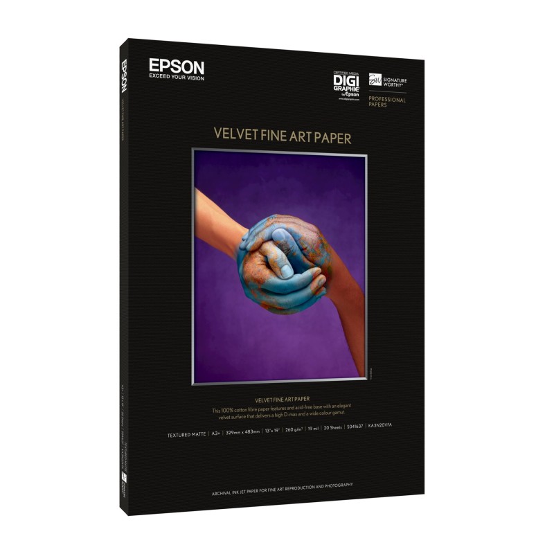 Epson Velvet Fine Art Paper printing paper A3+ (330x483 mm) 20 sheets