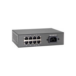 LevelOne FEP-0812 switch di rete Fast Ethernet (10 100) Supporto Power over Ethernet (PoE) Nero