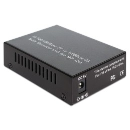 DeLOCK Media Converter 1000Base-T to SFP convertitore multimediale di rete 1000 Mbit s Nero