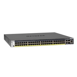 NETGEAR M4300-52G-PoE+ 1000W PSU Gestito L2 L3 L4 Gigabit Ethernet (10 100 1000) Supporto Power over Ethernet (PoE) 1U Nero