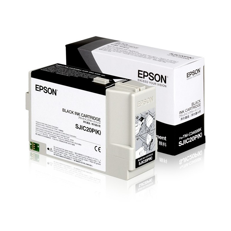 Epson SJIC20P(K) - Ink cartridge for TM-C3400BK (Black)
