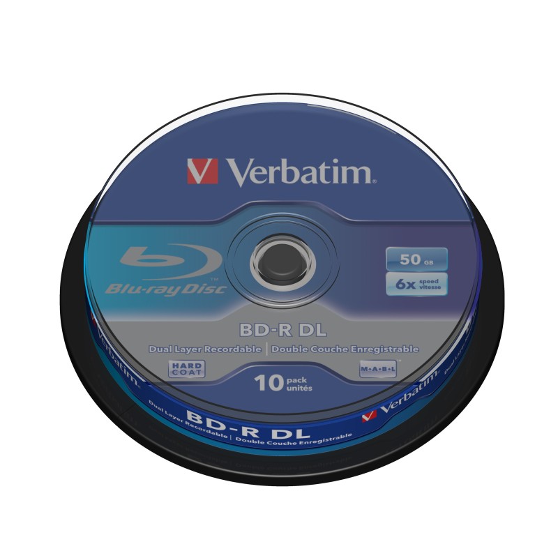 Verbatim 43746 blank Blu-Ray disc BD-R 50 GB 10 pc(s)