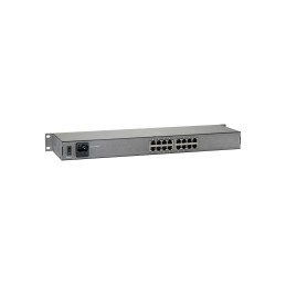 LevelOne FEP-1601 switch di rete Fast Ethernet (10 100) Supporto Power over Ethernet (PoE) Grigio, Metallico