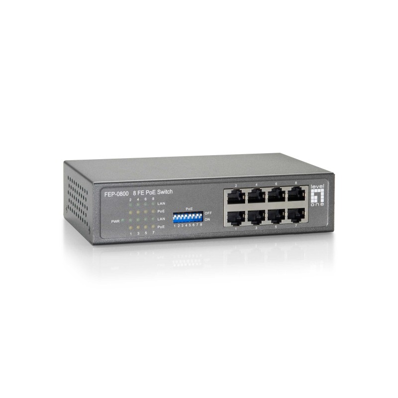 FEP-0800 - Switch - unmanaged - 8 x 10/100 (PoE)