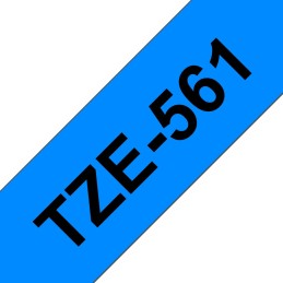 Brother TZE-561 nastro per etichettatrice Nero su blu