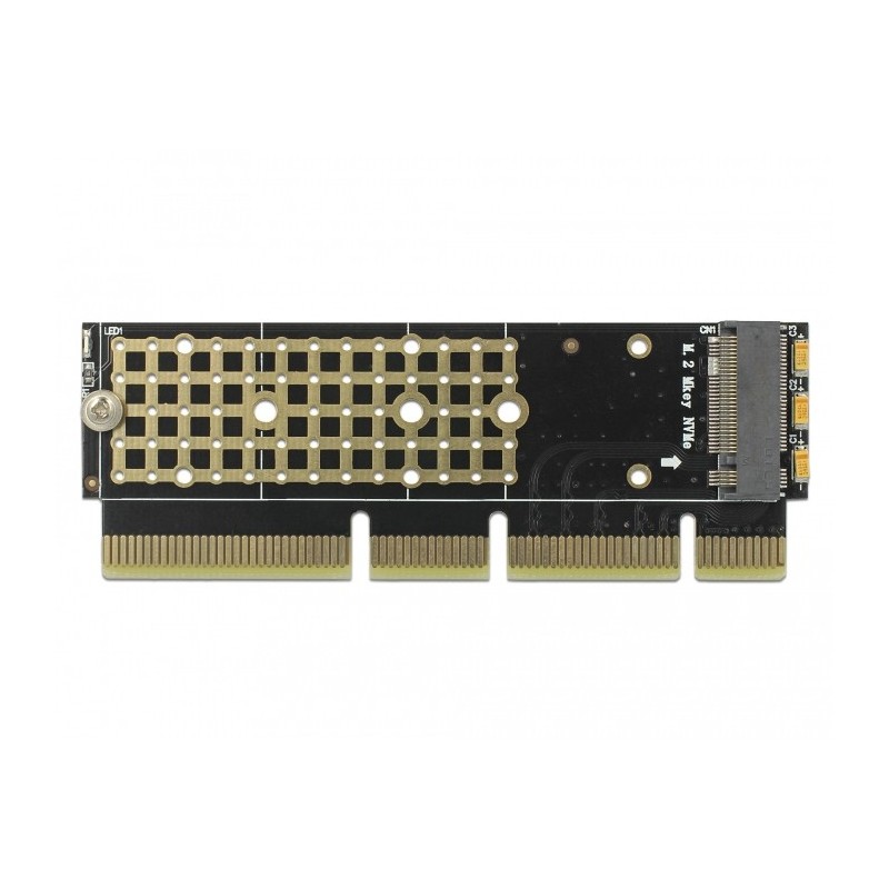 PCI Express x16 (x4 / x8) Card to 1 x NVMe M.2 Key M for Server