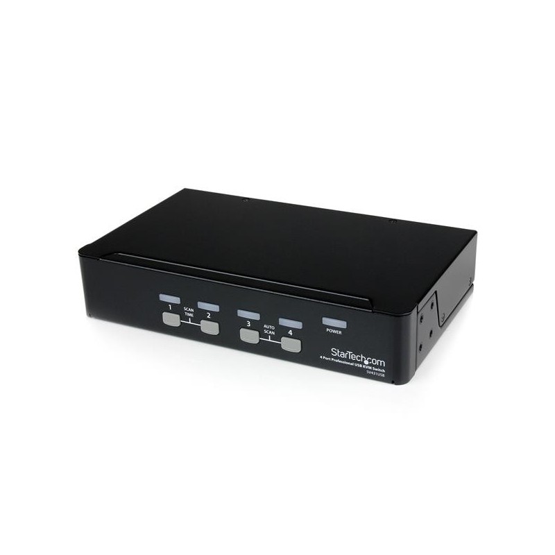 StarTech.com SV431USB KVM switch Rack mounting Black