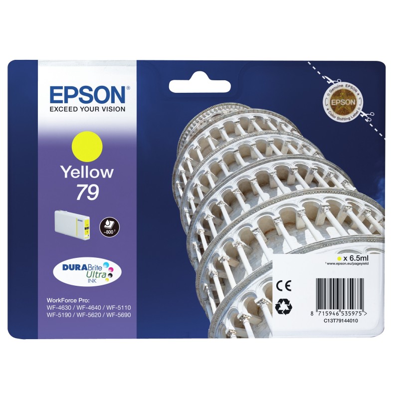 Epson Tower of Pisa 79 ink cartridge 1 pc(s) Original Standard Yield Yellow