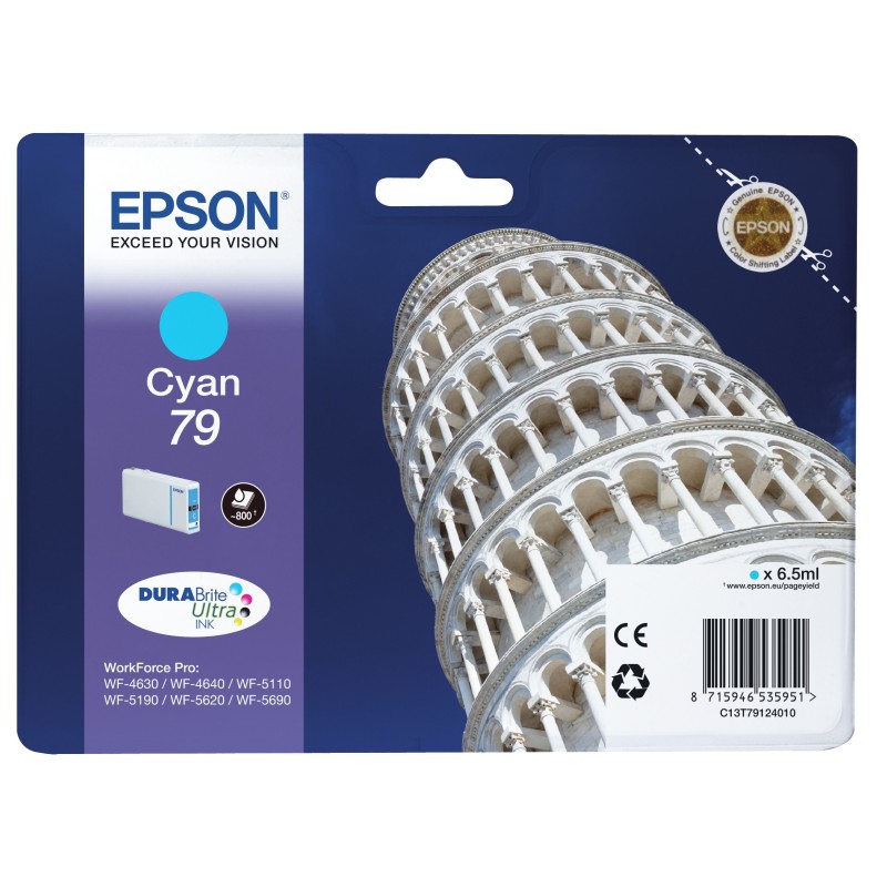 Epson Tower of Pisa 79 ink cartridge 1 pc(s) Original Standard Yield Cyan