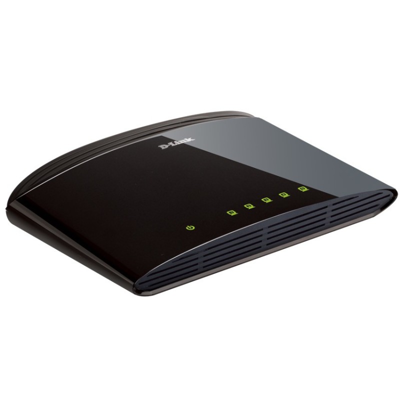 D-Link DES-1005D Unmanaged Fast Ethernet (10/100) Black