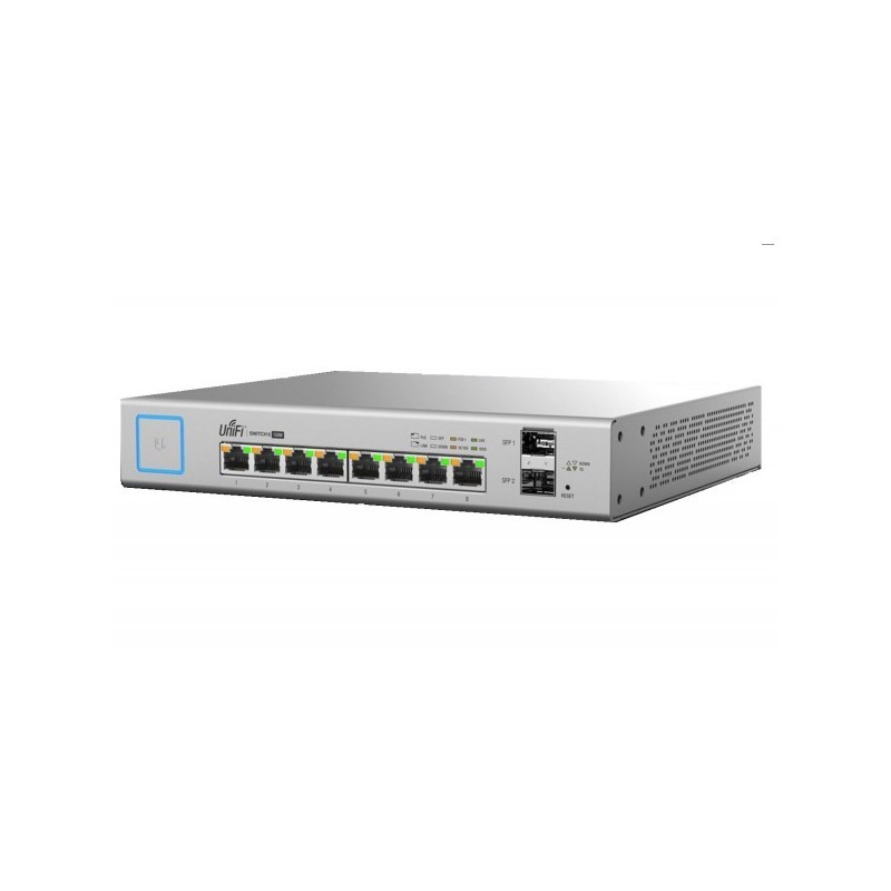 Ubiquiti UniFi US-8-150W Gestito L2 Gigabit Ethernet (10 100 1000) Supporto Power over Ethernet (PoE) Grigio