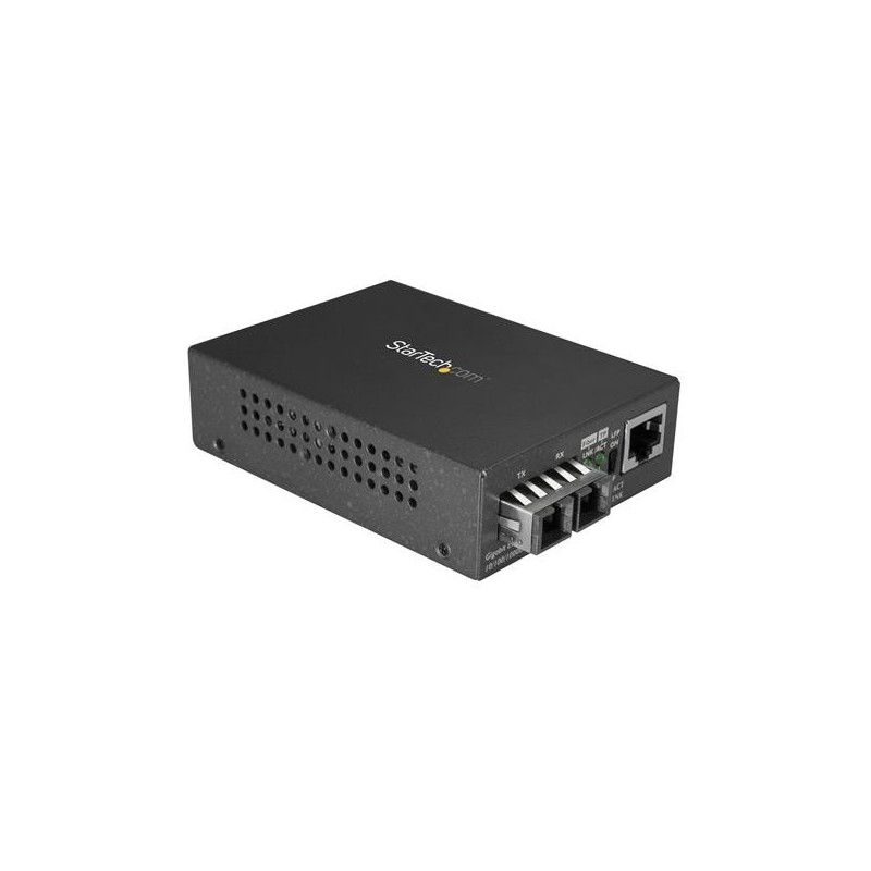 StarTech.com Convertitore Multimediale Gigabit Ethernet Gbe a Fibra SC - 1000Base-LX - Monomodale - 10Km