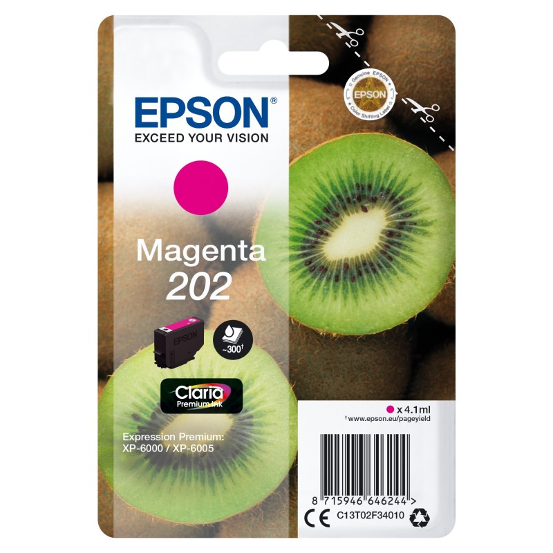 Epson Kiwi 202 ink cartridge 1 pc(s) Original Standard Yield Magenta