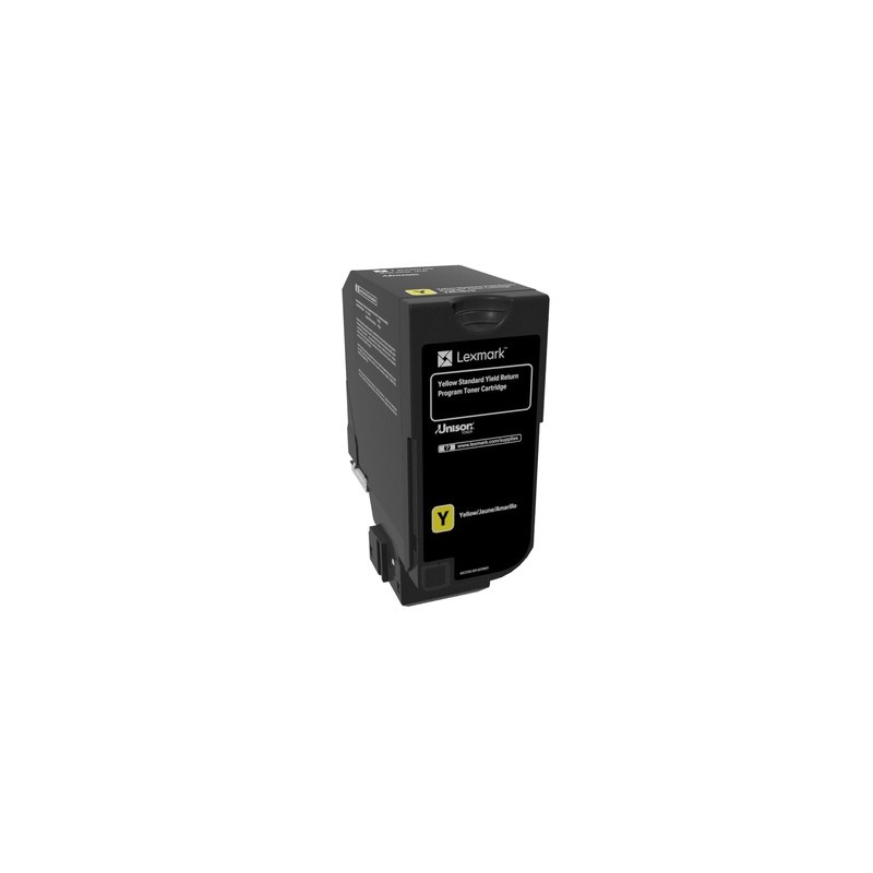 Lexmark 74C2SY0 cartuccia toner 1 pz Originale Giallo