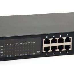 LevelOne GEP-2421W630 switch di rete Non gestito Gigabit Ethernet (10 100 1000) Supporto Power over Ethernet (PoE) Nero