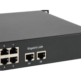 LevelOne FGP-2601W150 switch di rete Non gestito Gigabit Ethernet (10 100 1000) Supporto Power over Ethernet (PoE) Nero